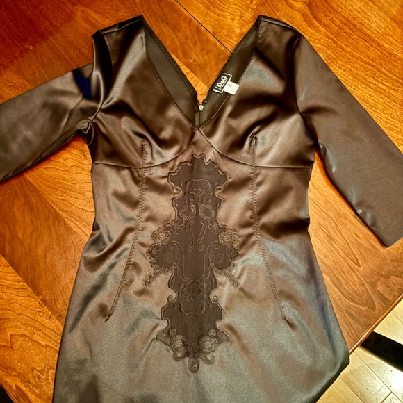 Dolce & Gabbana black satin evening dress in size 46EURO 10US - Picture 1 of 5